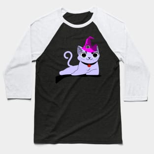 Cat in halloween attire Baseball T-Shirt